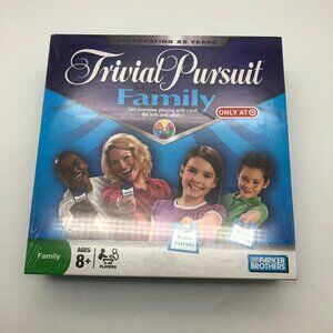 Parker Brothers Trivial Pursuit Family Board Game Family Edition 2-36 Players 8+